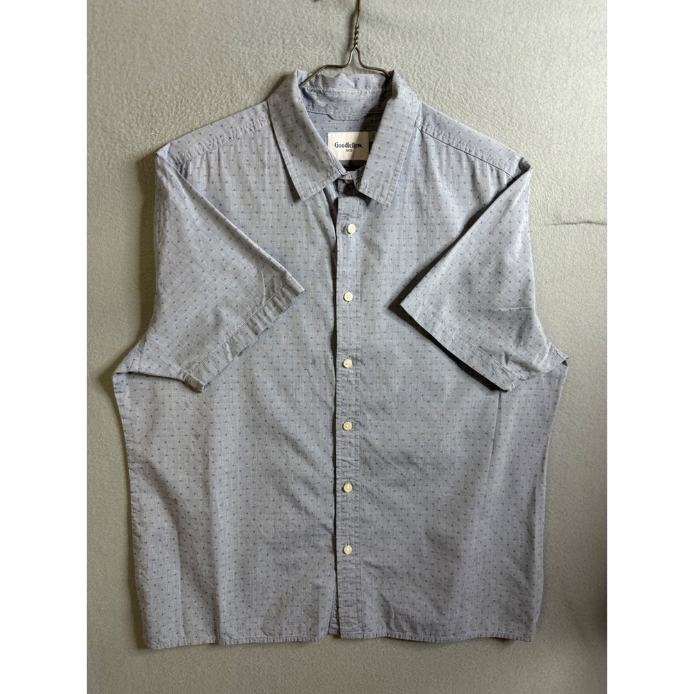 Goodfellow & Co Button Down Men's Short Sleeve Shirt Patterned‎ Casual